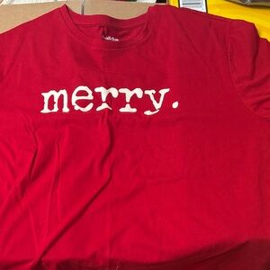 Merry Red Short Sleeve Tee